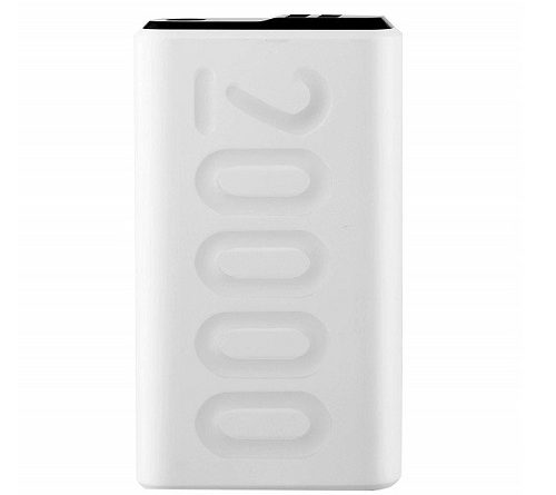 Ambrane 20000mAh Lithium Polymer Power Bank (Stylo-20K, White)