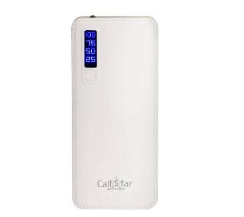 CallStar 11000 mAh Power Bank (CSPB-11K) (White, Lithium-ion)