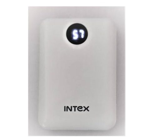 Intex 10000 mAh Power Bank (02 Mini, Power 02 Mini) (White, Lithium Polymer)