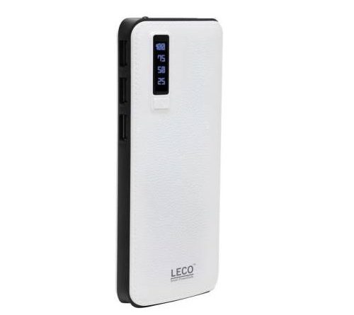 LECO 20800 mAh Power Bank (20800mAh, Best Selling) (White, Lithium-ion)