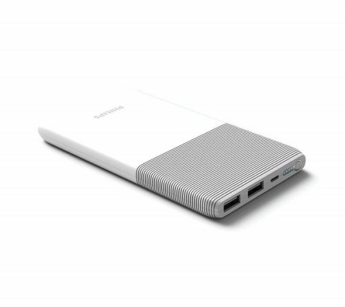 Philips 10000 mAh Power Bank (DLP9001NW, DLP9001NW) (White, Lithium Polymer)