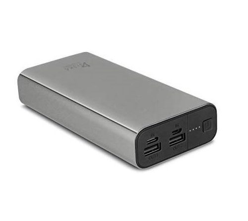 Syska 20000 mAh Power Bank (P2008J, 20000 mAh P2008J) (Grey, Lithium Polymer)