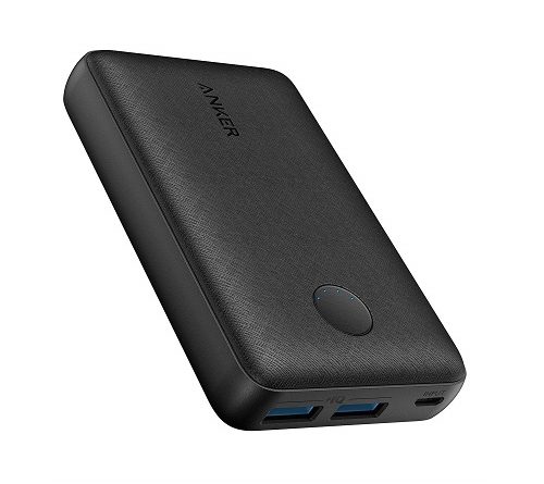 Anker PowerCore Select 10000, 10000mAh Portable Charger with 2 USB-A Ports, Light and Portable Power Bank, Power IQ 1.0 12W External Battery with Multi Protect and Voltage Boost