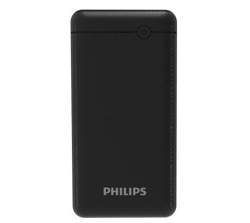 Philips 20000 mAh Power Bank (10 W, Fast Charging) (Black, Lithium Polymer)
